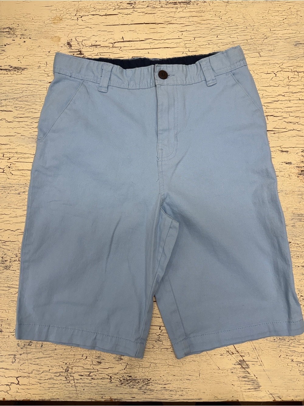 Wonder Nation Light Blue Boys Flat-Front Shorts 2 Pairs Size 18